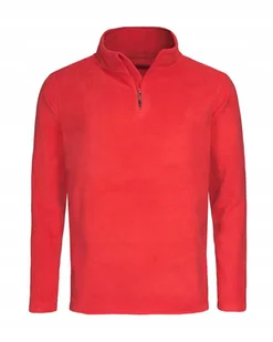 Bluza męska polarowa Stedman Active Fleece Half Zip ST5020 Scarlet Red M - Bluzy męskie - miniaturka - grafika 1