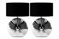 Lampy stojące - Czarna nowoczesna lampa stołowa 2szt. RITIM - miniaturka - grafika 1
