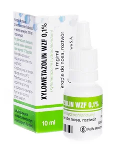 Polfa Xylometazolin 0,1% 10 ml - Przeziębienie i grypa - miniaturka - grafika 1