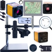 Mikroskopy i lupy - Mikroskop Rosfix ZESTAW MIKROSKOP CYFROWY DO LUTOWANIA WYSIĘGNIK OŚWIETLACZ + KAMERA ROSFIX - miniaturka - grafika 1