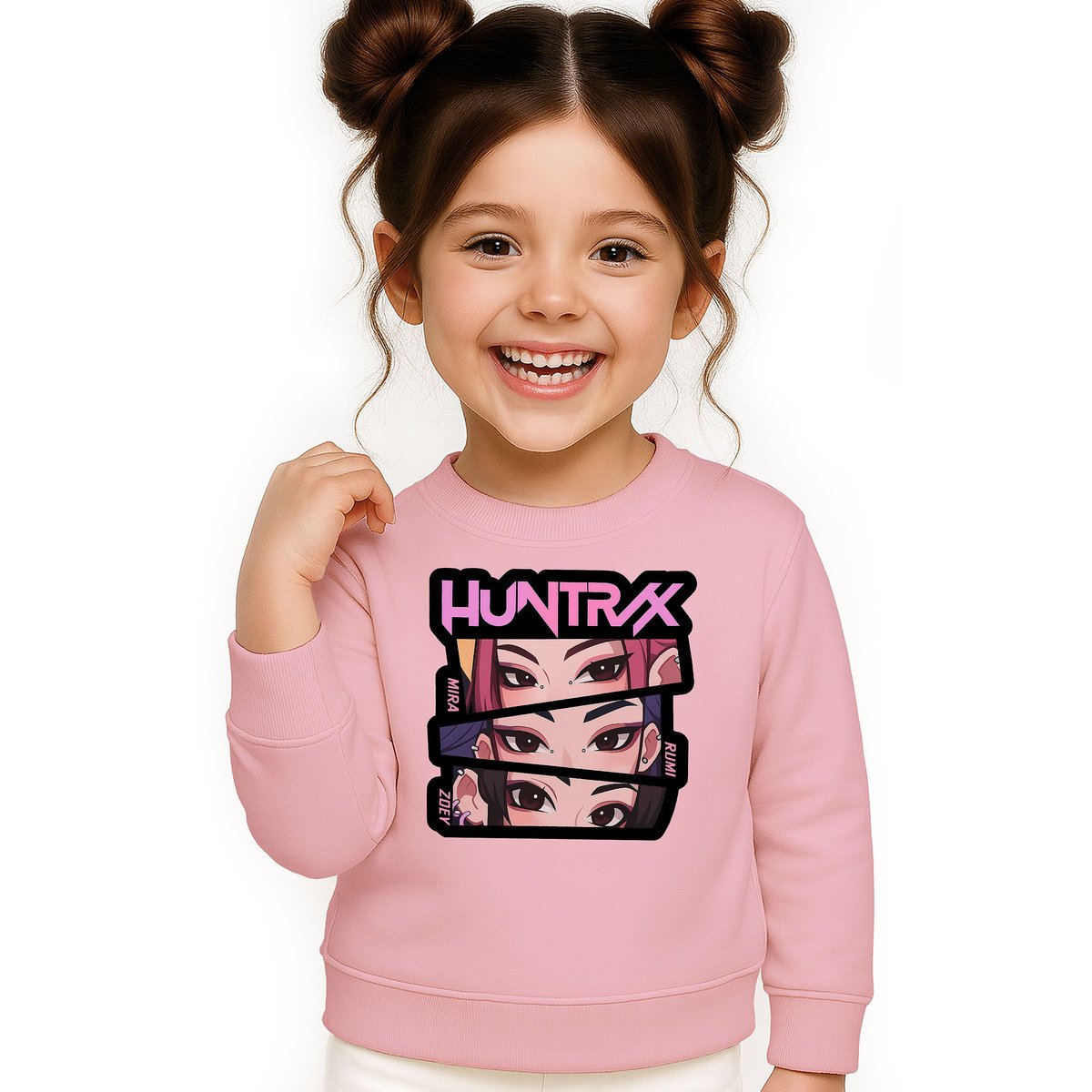 BLUZA DZIECIĘCA KPOP DEMON HUNTERS HUNTRIX 134-140 BAWEŁNIANA JAKOŚĆ