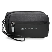 Torebki damskie - Pepe Jeans Męska torba kurierska Jarvis, czarny, 24.5x15x6 cms, Torebka - miniaturka - grafika 1