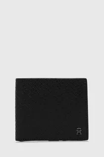 Portfele - Tommy Hilfiger portfel skórzany męski kolor czarny - grafika 1
