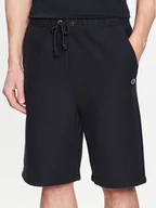 Spodenki męskie - Champion Szorty sportowe 218650 Czarny Regular Fit - miniaturka - grafika 1