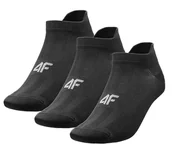 Skarpetki męskie - Skarpetki treningowe 4F stopki meskie 3-pak M137 czarny 43-46 - miniaturka - grafika 1