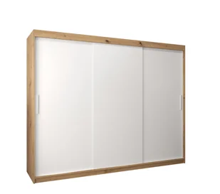 Szafa przesuwna garderoba TOKYO 250 gł. 62 Artisan / Biały - Szafy - miniaturka - grafika 1
