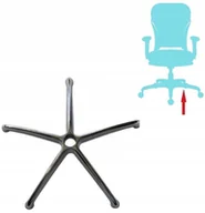 Meble modułowe i akcesoria - Aluminiowa podstawa do fotela obrotowego Wytrzymały krzyżak PFA219/700 - miniaturka - grafika 1