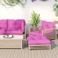 Poduszki na krzesła - vidaXL Poduszka na paletę, różowa, 60x61,5x10 cm, tkanina Oxford - miniaturka - grafika 1