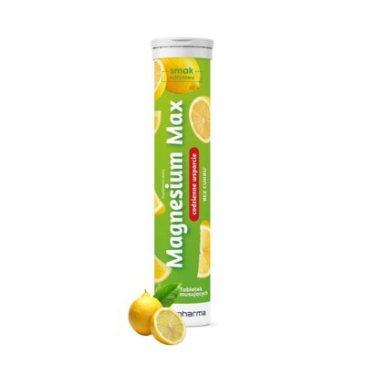 Kompleks witamin i minerałów STARPHARMA Magnesium Max Cytrynowy (20 tabletek)
