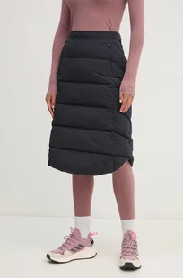 Jack Wolfskin spódnica sportowa puchowa Morgentau kolor granatowy midi prosta A60087 - Spódnice - miniaturka - grafika 1
