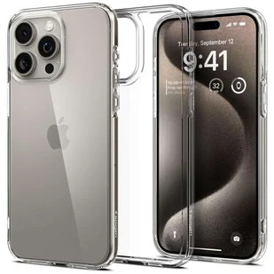 Etui do iPhone 15 Pro Spigen Ultra Hybrid Case obudowa plecki Crystal Clear - Etui i futerały do telefonów - miniaturka - grafika 13
