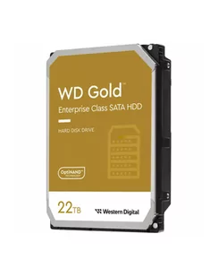 western digital WD Gold Enterprise Class 22TB SATA 6Gb/s HDD 3.5inch internal 7200Rpm 512MB Cache 24x7 Bulk - Dyski HDD - miniaturka - grafika 1