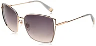 Okulary przeciwsłoneczne - Furla Unisex SFU600 okulary przeciwsłoneczne, złote, 59, złoto, 59 - miniaturka - grafika 1