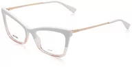 Okulary przeciwsłoneczne - MOSCHINO MOS602 Okulary, White Pink, 53 damskie, Biały Różowy - miniaturka - grafika 1