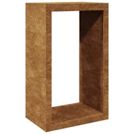 Wózki magazynowe - vidaXL Stojak na drewno opałowe, 60x40x100 cm, stal kortenowska - miniaturka - grafika 1