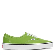 Trampki damskie - Tenisówki Vans Authentic VN000D7YFPB1 Zielony - miniaturka - grafika 1