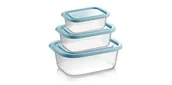 Pojemniki kuchenne - Pojemniki do zamrażarki 4FOOD, 3 szt., 0,5; 1,0; 2,0 l - miniaturka - grafika 1