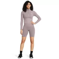 Spodnie sportowe damskie - Damskie spodenki treningowe Under Armour UA Vanish Seamless Short - beżowe - UNDER ARMOUR - miniaturka - grafika 1