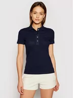 Koszulki i topy damskie - Lacoste Polo PF5462 Granatowy Slim Fit - miniaturka - grafika 1