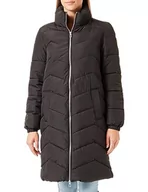 Płaszcze damskie - Bestseller A/S Damski płaszcz VMLIGA Coat BOOS CP, czarny, S, Schwarz, S - miniaturka - grafika 1