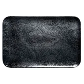 Talerze - PORCELANA RAK KARBON Talerz prostokątny 33 x 22 cm czarny - miniaturka - grafika 1