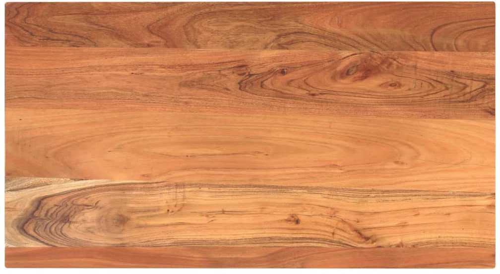 Blat stołu, 100x50x3,8 cm, prostokątny, lite drewno akacjowe