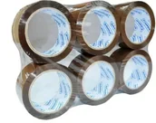 Taśmy klejące - Taśma klejąca 48mmx60m brązowa mocna (6szt) - Schemat - miniaturka - grafika 1