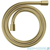 Baterie umywalkowe - Omnires wąż prysznicowy 125 cm mosiądz szczotkowany 022-XBSB - miniaturka - grafika 1