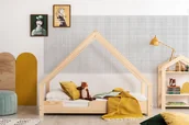 Łóżka dla dzieci i młodzieży - Łóżko dziecięce LOCA C 80x180 sosna - miniaturka - grafika 1