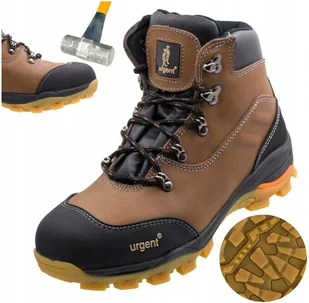Buty robocze męskie Trzewiki robocze z Noskiem Głęboki Bieżnik URGENT r. 45 - Obuwie robocze - miniaturka - grafika 1