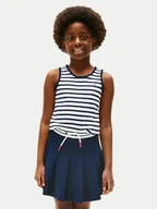 Koszulki i topy damskie - Tommy Hilfiger Top Essential KG0KG08588 D Granatowy Regular Fit - miniaturka - grafika 1