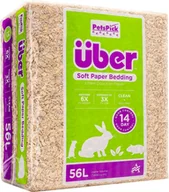 Podłoże dla gryzoni - Papierowa ściółka Premier Pet Soft Paper Bedding Nature 56 l - miniaturka - grafika 1
