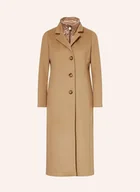 Płaszcze damskie - Cinzia Rocca Płaszcz Wełniany braun - miniaturka - grafika 1