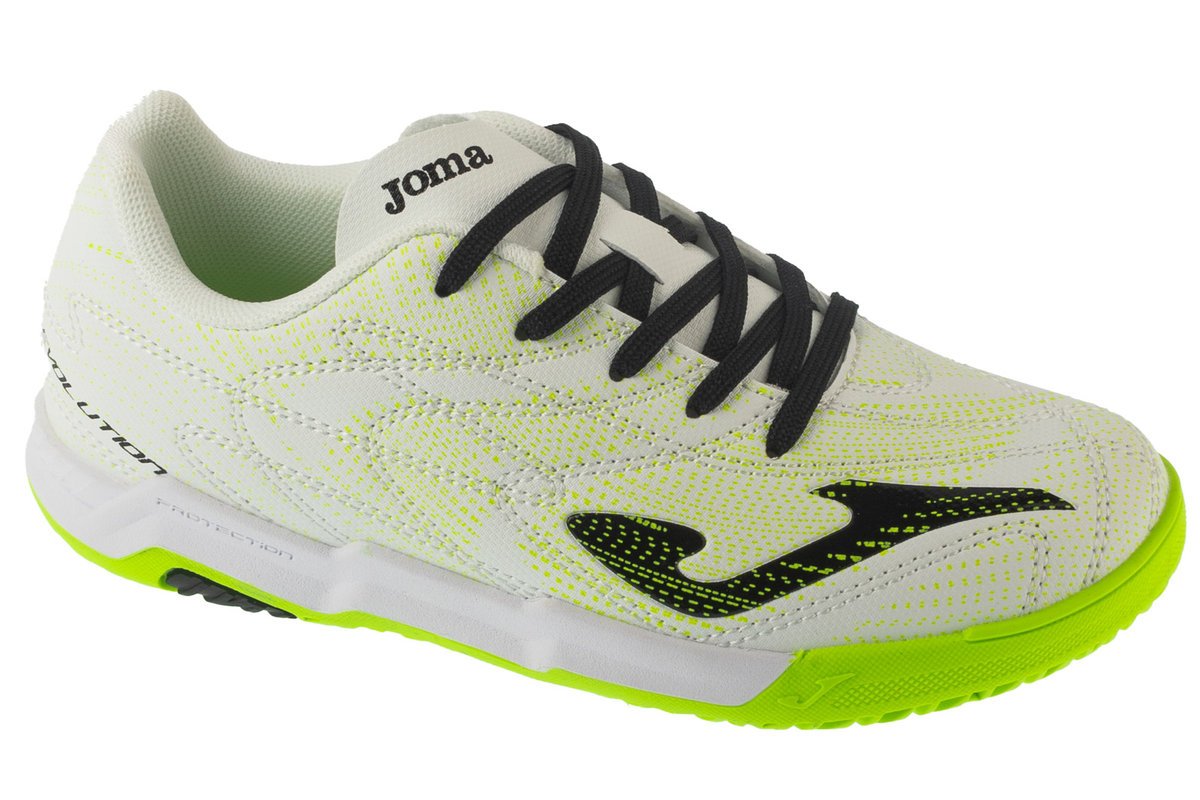 Joma Evolution Jr 2502 IN EVJW2502IN, dla chłopca, buty halowe - halówki, Biały