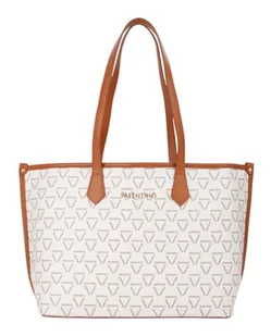 Valentino Lady RE Torebka damska, Bianco/Cuoio, Kolor biały - Torebki damskie - miniaturka - grafika 1
