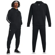 Dresy męskie - Dres sportowy męski UNDER ARMOUR Knit Track Suit bluza + spodnie - miniaturka - grafika 1