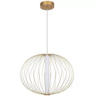 Lampy sufitowe - Light Prestige lampa wisząca LED Treviso 28W 2400lm 4000K złota 60cm LP-798/1P L GD - miniaturka - grafika 1