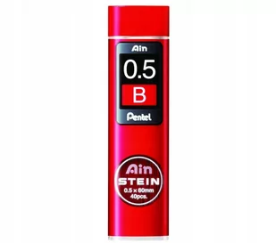 Grafity do ołówków PENTEL AinStein 0,5 B 40SZT XL - Ołówki - miniaturka - grafika 1
