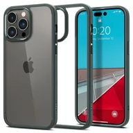 Etui i futerały do telefonów - Etui SPIGEN Ultra Hybrid do Apple iPhone 14 Pro Zielony - miniaturka - grafika 1