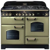 Kuchenki gazowo-elektryczne - Falcon Classic Deluxe 110 Oliwkowy mosiądz - miniaturka - grafika 1