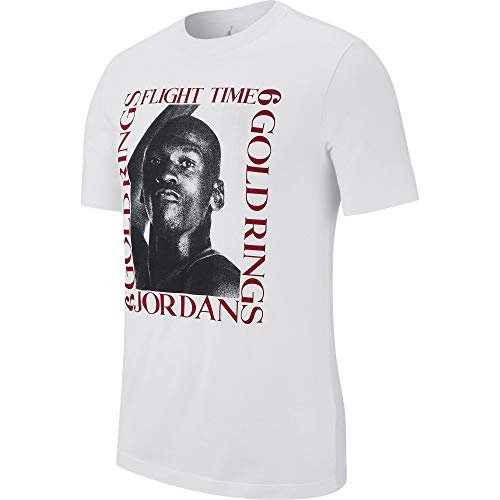 Nike Męska koszulka MJ FLIGHT TIME T-Shirt, biała, XS
