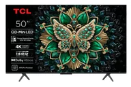 Telewizory - TCL 50Q6C 50” 4K Ultra HD Smart TV Wi-Fi Metaliczny - miniaturka - grafika 1