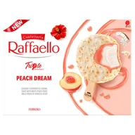 Lody i desery lodowe - Raffaello Triple Experience Peach Dream Lody 180 ml (3 sztuki) - miniaturka - grafika 1