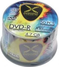 Extreme DVD-R 4.7 GB 16x 50 sztuk E5905784764368 - Nośniki danych - miniaturka - grafika 1