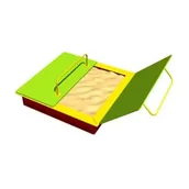 Place zabaw - Małpiszon, piaskownica zamykana 150×150 cm - miniaturka - grafika 1