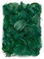 Pasmanteria - DpCraft Piórka 5-12 cm, 10 g, dark green, ciemne zielone, DPCraft - miniaturka - grafika 1