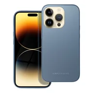 Etui i futerały do telefonów - Roar Futerał Matte Glass Case do iPhone 14 Pro niebieski - miniaturka - grafika 1