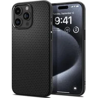 Etui i futerały do telefonów - SPIGEN LIQUID AIR IPHONE 15 PRO MATTE BLACK - miniaturka - grafika 1
