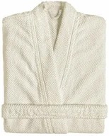 Szlafroki damskie - Graccioza Szlafrok Bee Waffle Kimono Natural - miniaturka - grafika 1