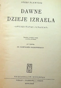 Dawne Dzieje Izraela - Historia świata - miniaturka - grafika 1